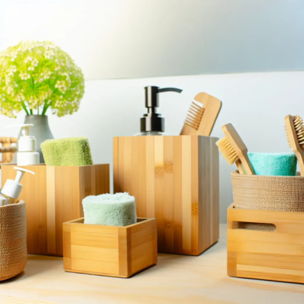 Ekologiczne organizery łazienkowe z naturalnych materiałów